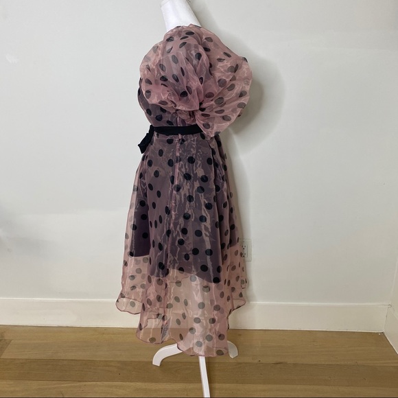 BRAND NEW ASOS Puff Sleeve MIDI Dress - Picture 7 of 9